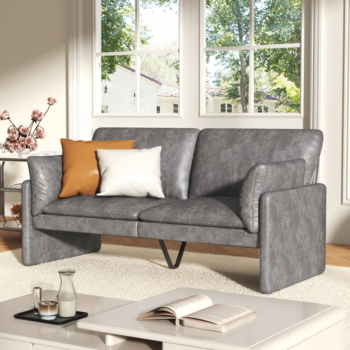 68.5" Loveseat Sofa - 13138GGR-UG01