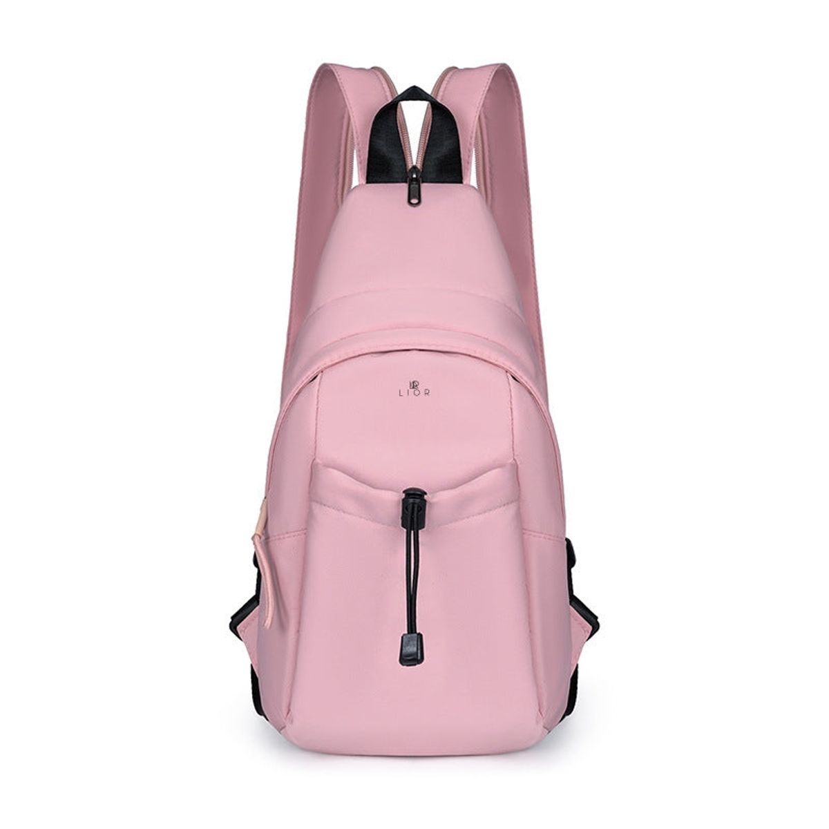 Lior Waterproof Sling Crossbody Backpack - Pink