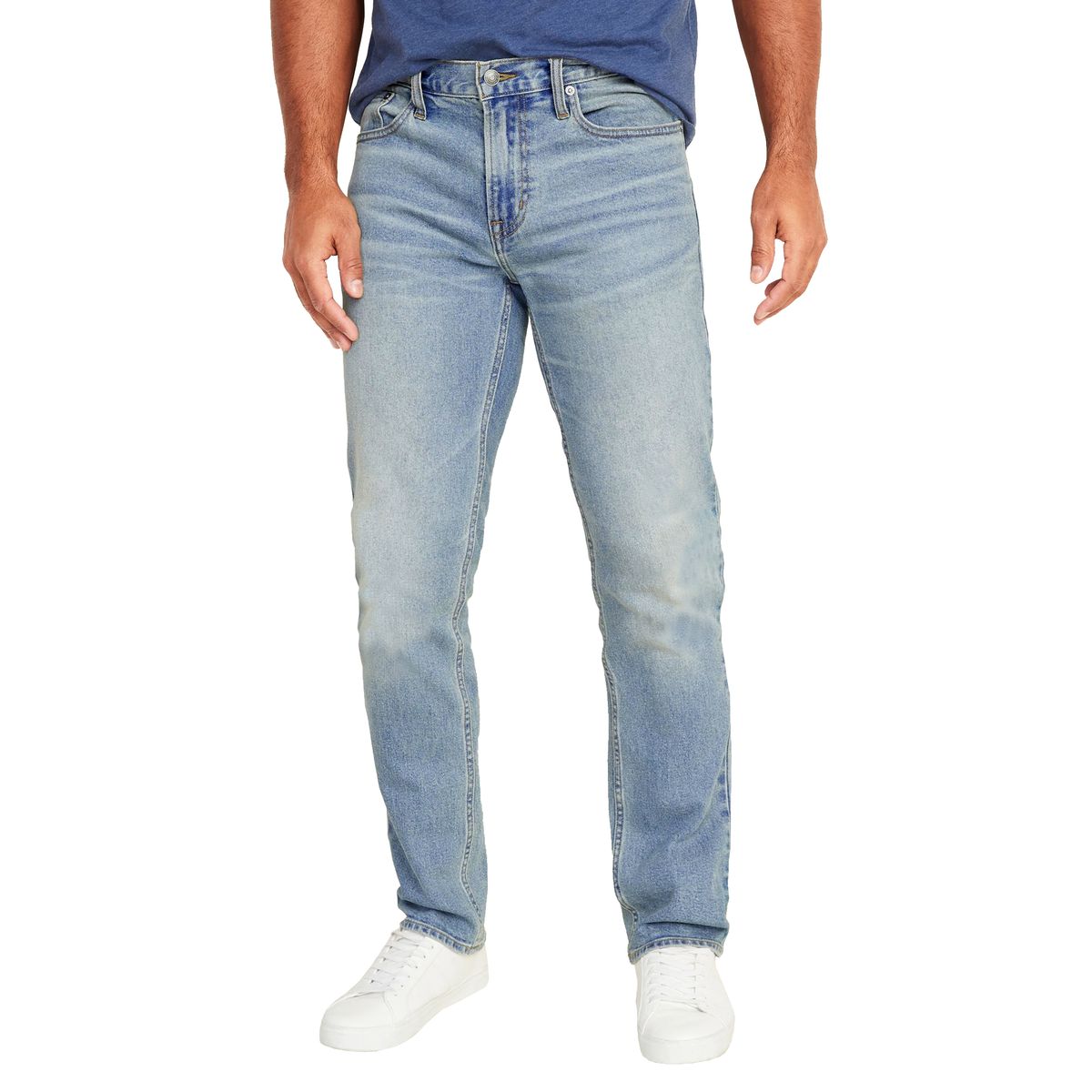 Men's Flex Stretch Slim Straight Jeans with 31-Inch Inseam - JMBJ-03 - LB - 42
