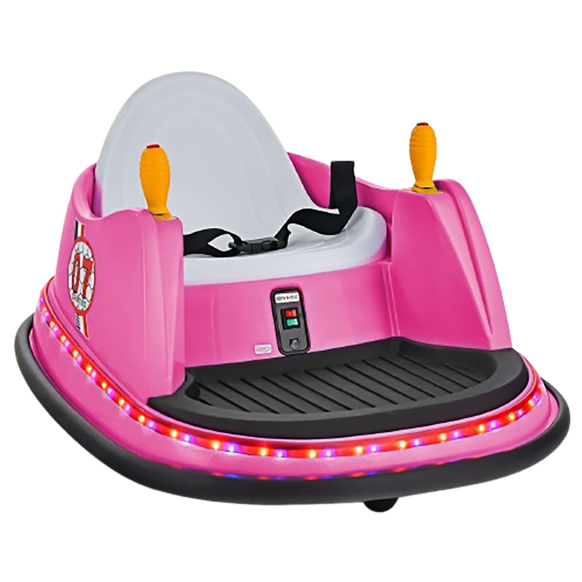 12V Vehicle 360&deg; Ride On Bumper Car with Remote - Bumper Car -Pink