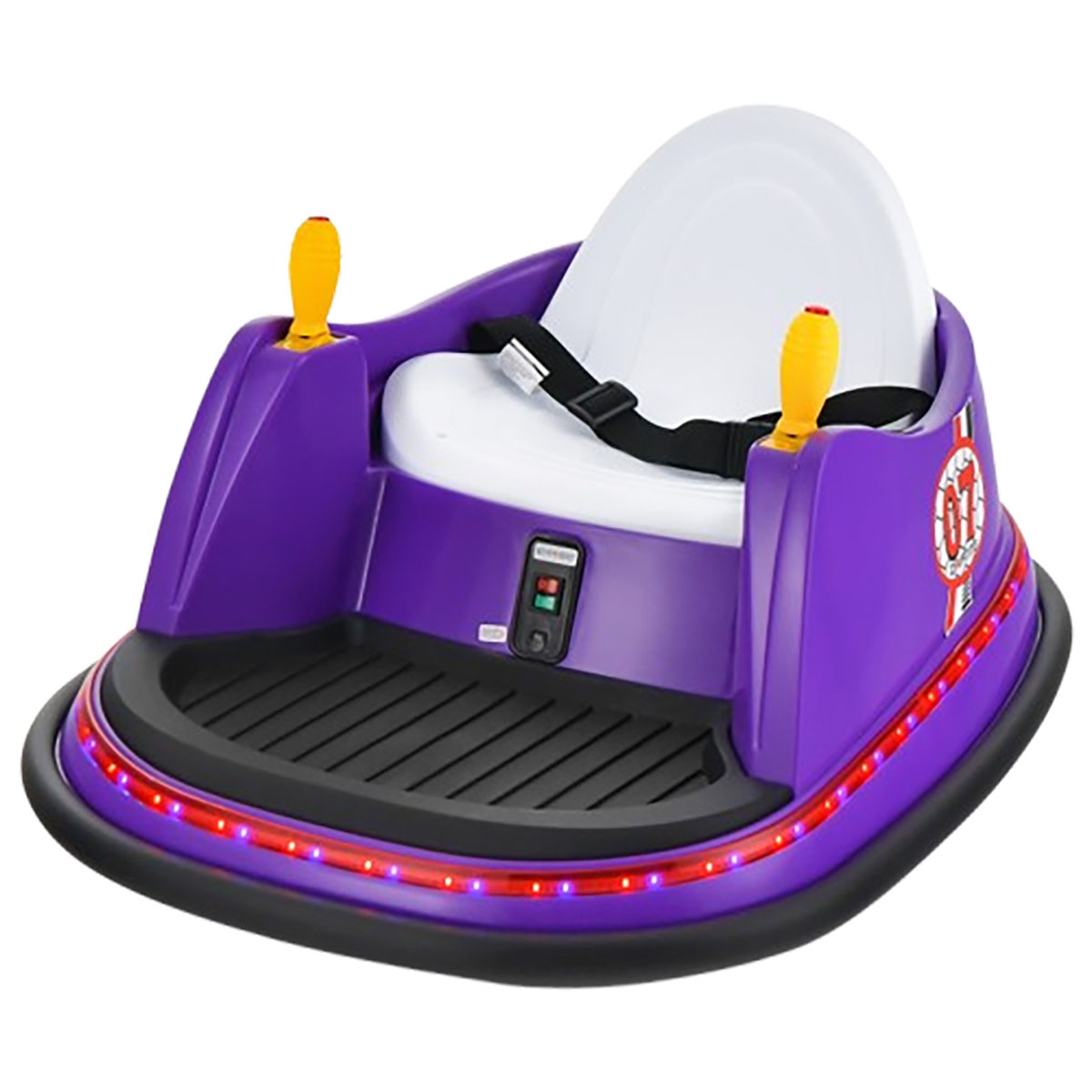 12V Vehicle 360&deg; Ride On Bumper Car with Remote - Bumper Car -Purple