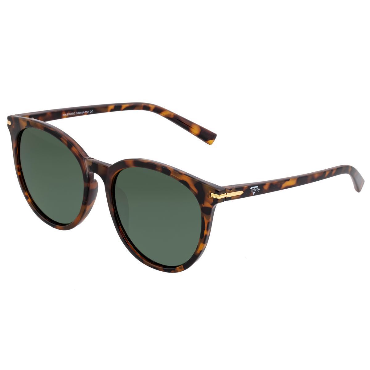 Photos - Sunglasses Sixty One Sixty One Assorted Unisex Polarized - Palawan Tortoise/Black SIXS108TO