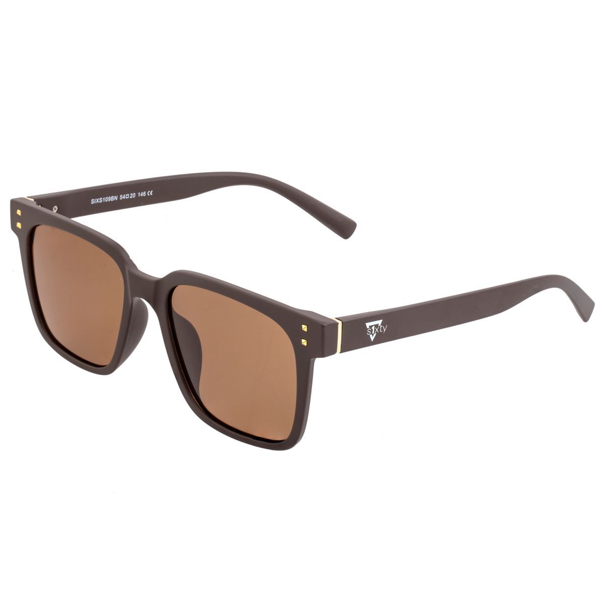 Sixty One Assorted Unisex Polarized Sunglasses - Capri Brown/Brown