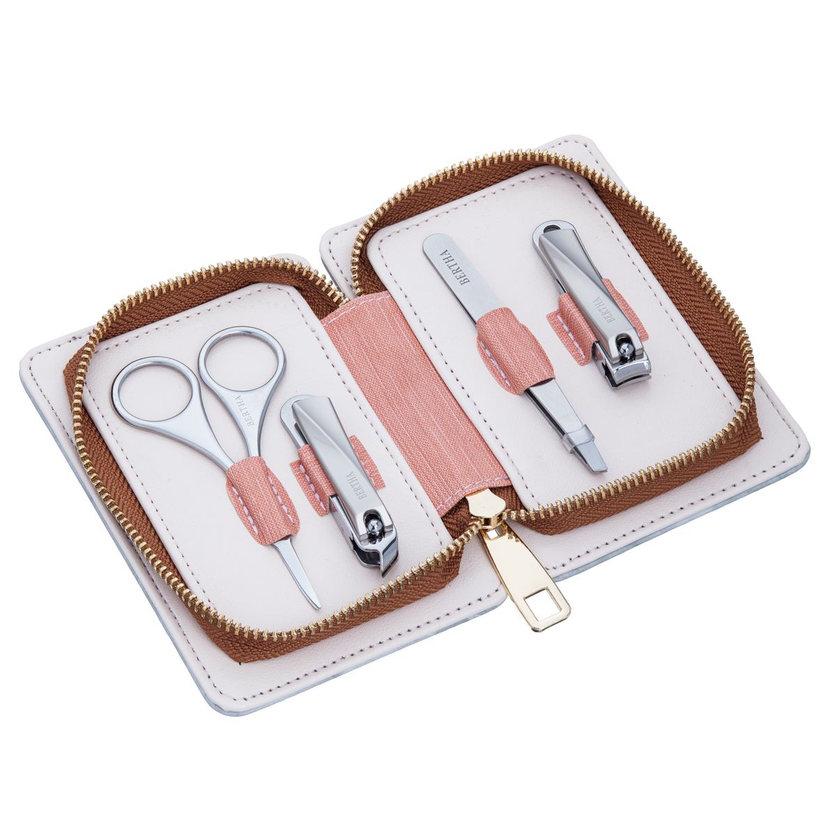Bertha Surgical Steel Grooming Kit (2-, 4-, or 8-Piece) - Avery 4 Piece Kit
