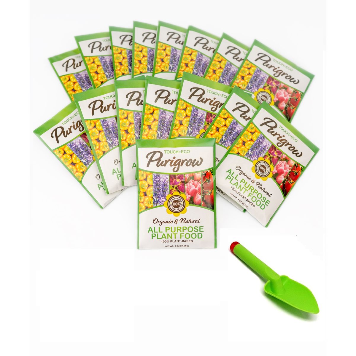 Purigrow Organic  Natural All Purpose Plant Food 4 8 or 16Pack  1oz Purigrow Plant Food  16 Packets