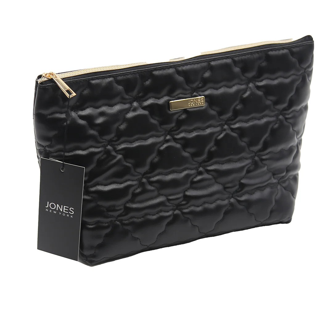 Jones NY Top Zip Bag - Black