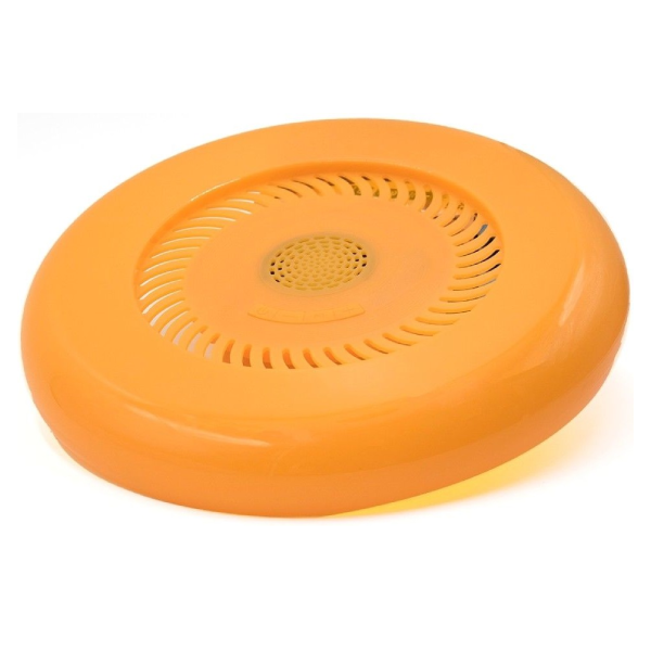 Light-up Bluetooth Speaker Throwing Disc - Orange