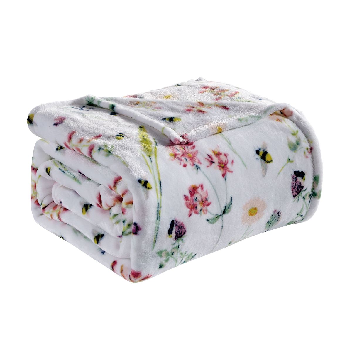 Oversized Queen or King Printed Blanket - Bloom - 90 x 90-Inch Oversized Blanket