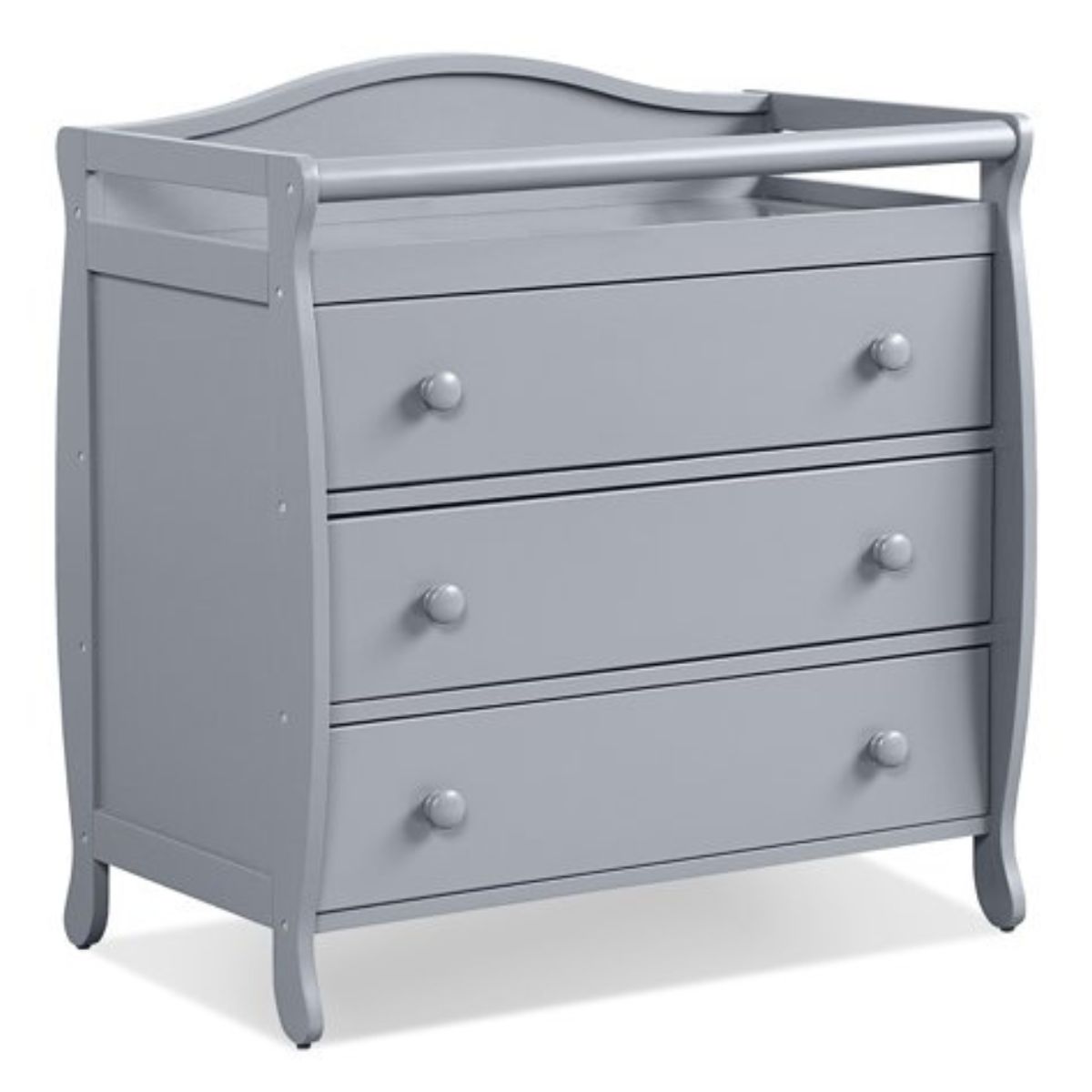 Baby Changing Table with 3 Drawers - 3 Drawer -Gray