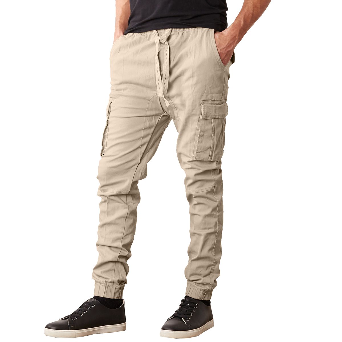 Men's Modern Fit Super Flex Stretch Cargo Jogger Pants - MSSCJ-408-KK / 2XL
