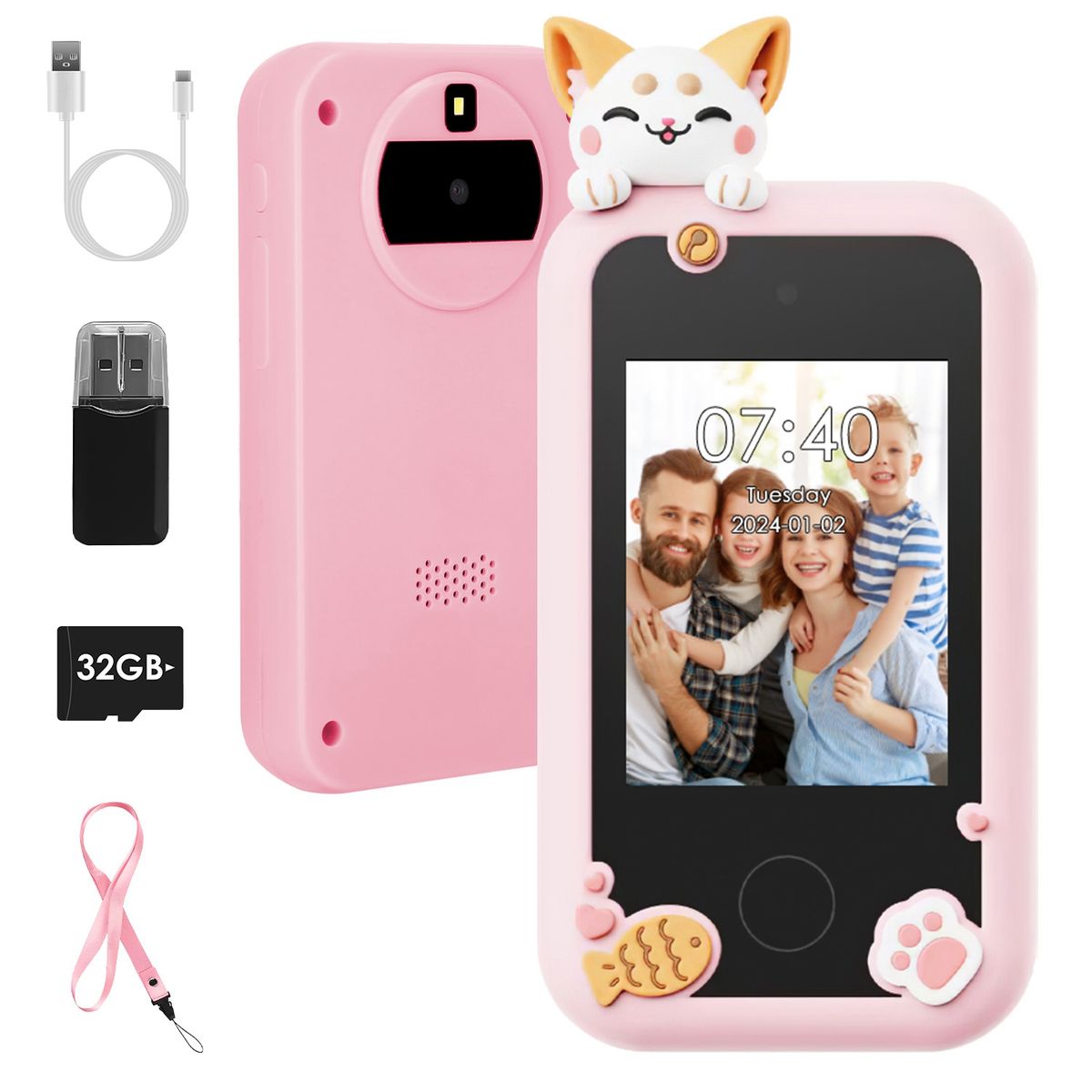 Babyluv Kids' Toy Smartphone - Pink