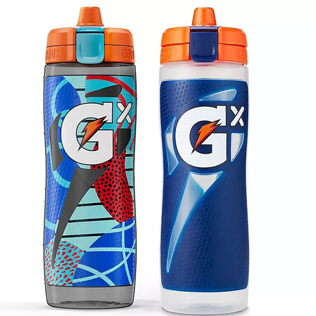 Gatorade GX 30oz Montage Squeeze Water Bottle (2-Pack) - Blue