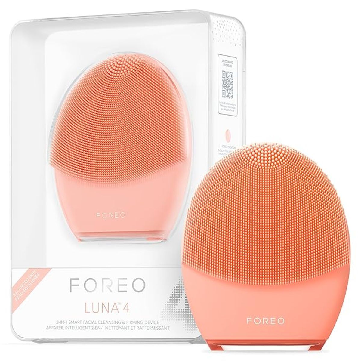 Foreo LUNA 4 2-in-1 Facial Cleansing and Firming Device - Foreo Luna 4 Facial Device - Balanced