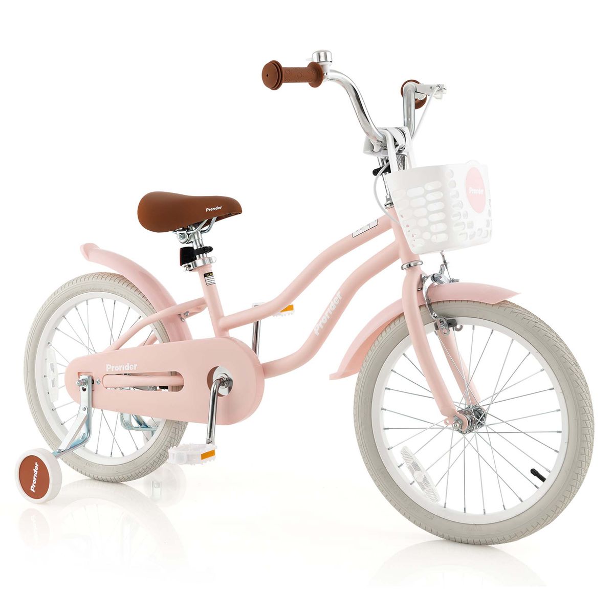Photos - Bike Costway Adjustable Kids with Adjustable Handlebar - 16" Kid's - Pink TS10086PI-16 (12"-20")