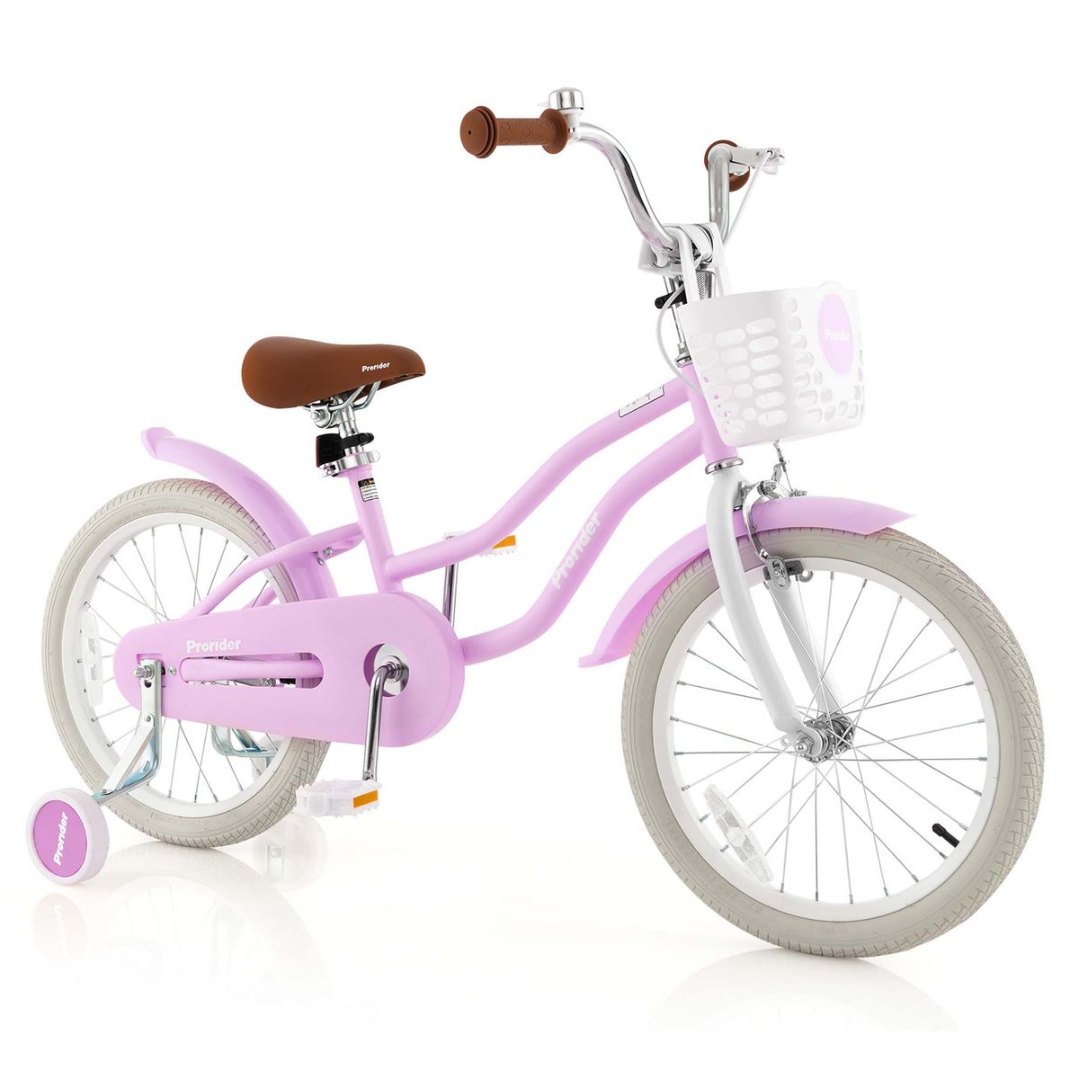 Photos - Bike Costway Adjustable Kids  with Adjustable Handlebar  - 14'' Kid's - Purple TS10086ZS-14 (12"-20")