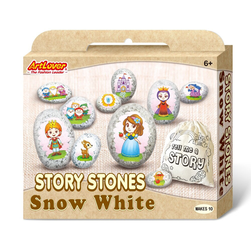 ArtLover® Story Stones Craft Kit - Snow White