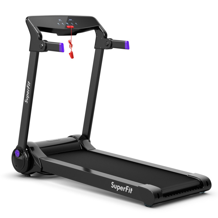 Photos - Treadmill Goplus SuperFit™ 3HP Folding Electric  Running Machine - Electric  PU SP37464PU 