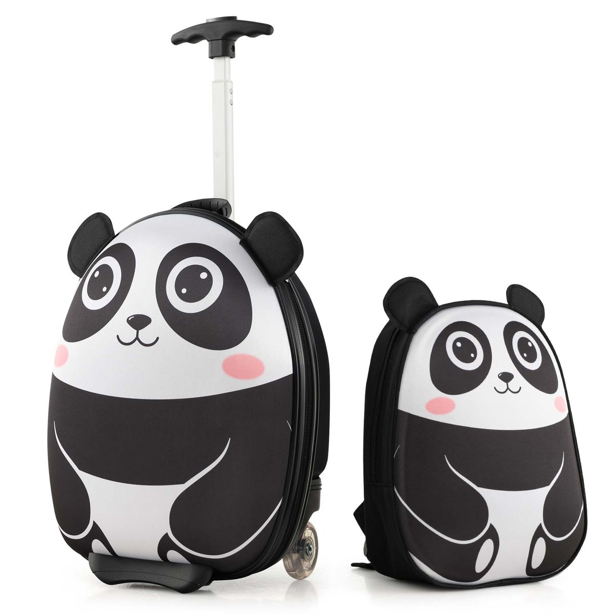 Kids 2-Piece Carry-On Luggage Set - Luggage Set -White
