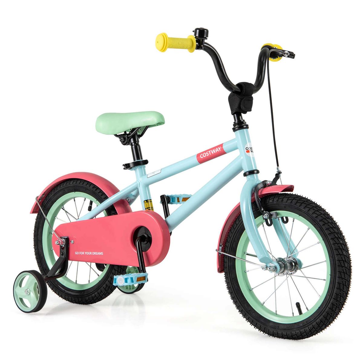 14" Adjustable Kids Bicycle  - Red