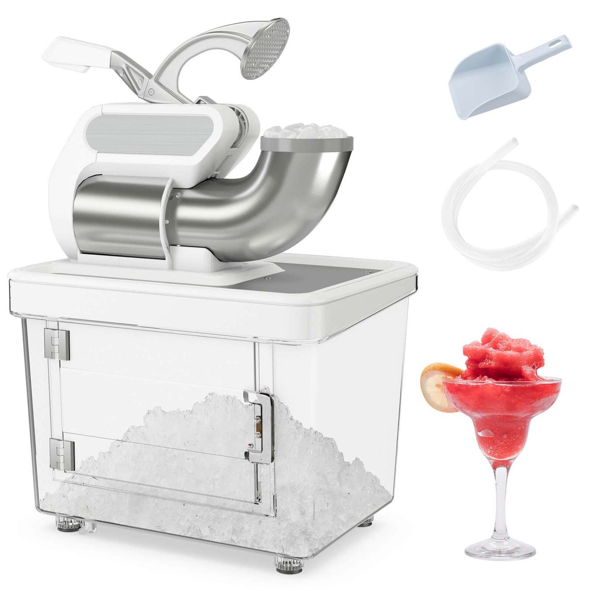 Dual Blade Commercial Ice Crusher  Ice CrusherWhite