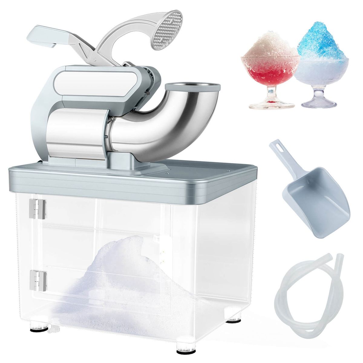Dual Blade Commercial Ice Crusher  Ice CrusherGray