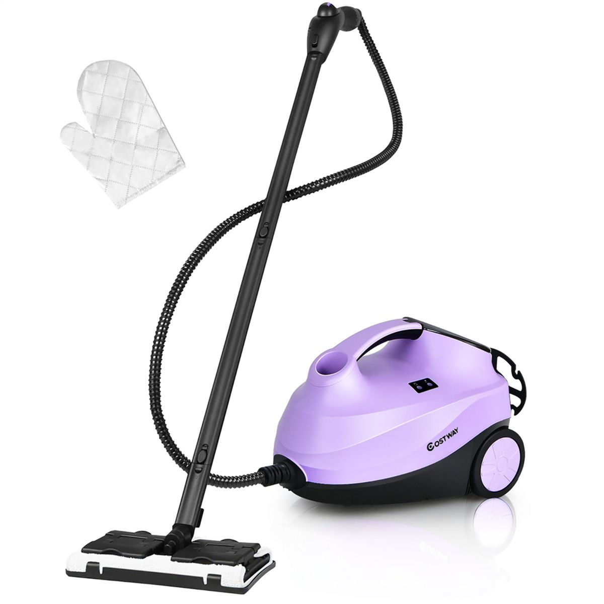 2000W Heavy-Duty Multi-Purpose Steam Cleaner Mop with Detachable Handheld Unit - Cleaner Purpose-Purple