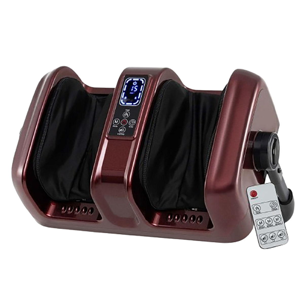 Photos - Massager Costway Foot and Calf  with Heat - Shiatsu, Deep Kneading, and Rolling -  -Red HCST03894 