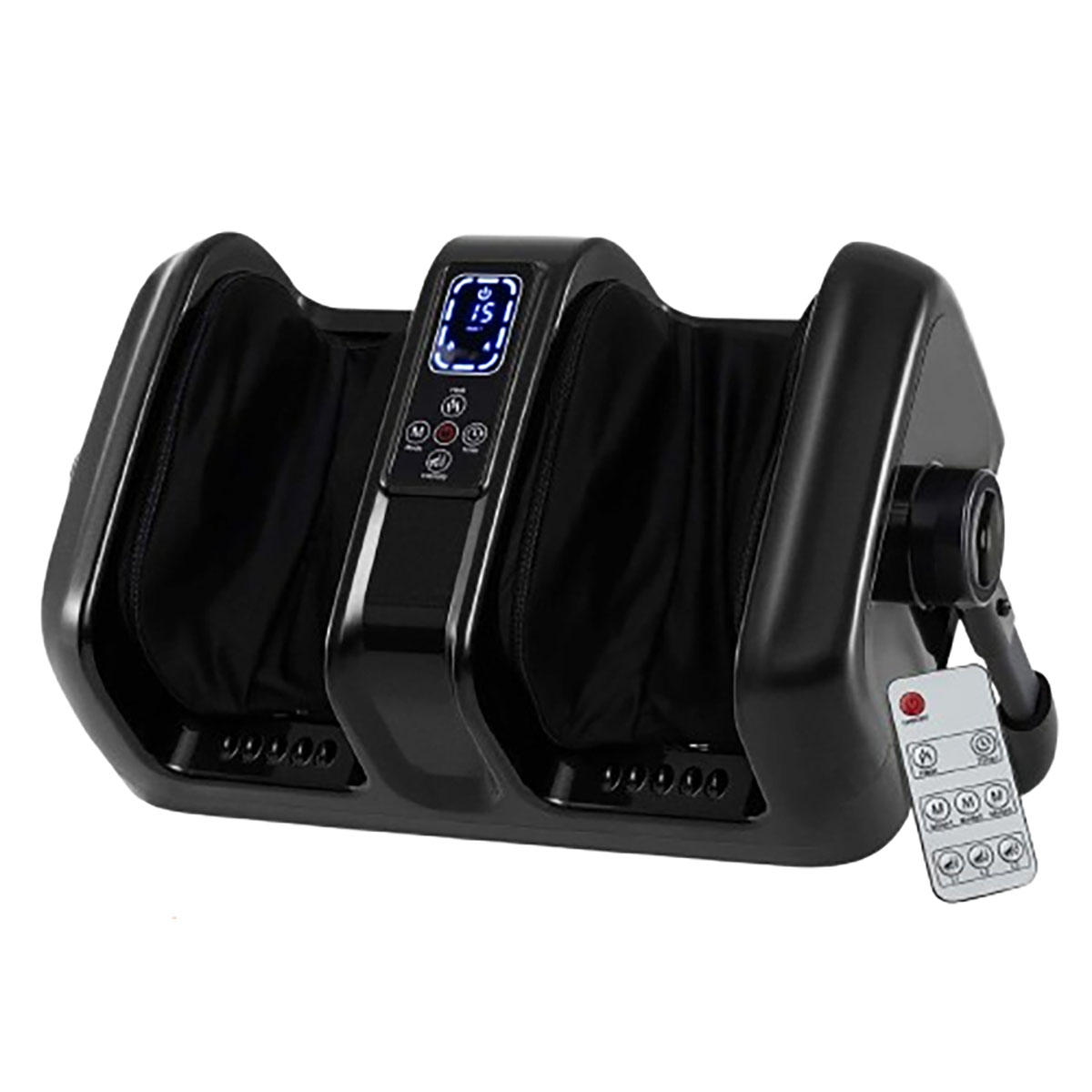 Photos - Massager Costway Foot and Calf with Heat - Shiatsu, Deep Kneading, and Rolling - -Black HCST03892