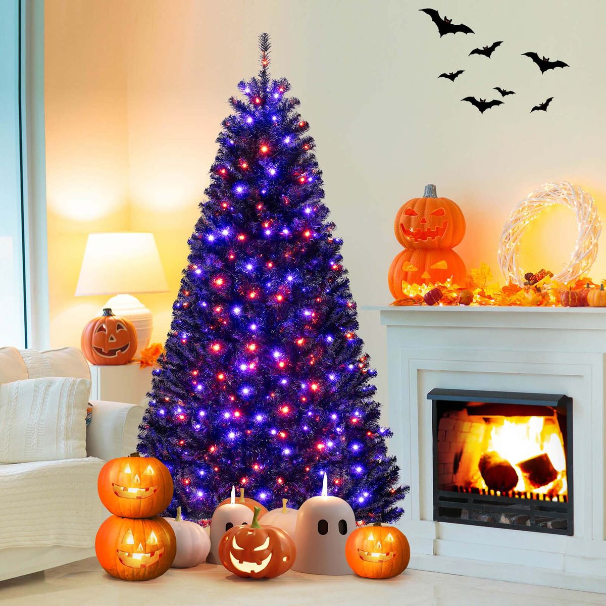 Halloween Artificial Decoration Tree - 7FT Halloween Tree