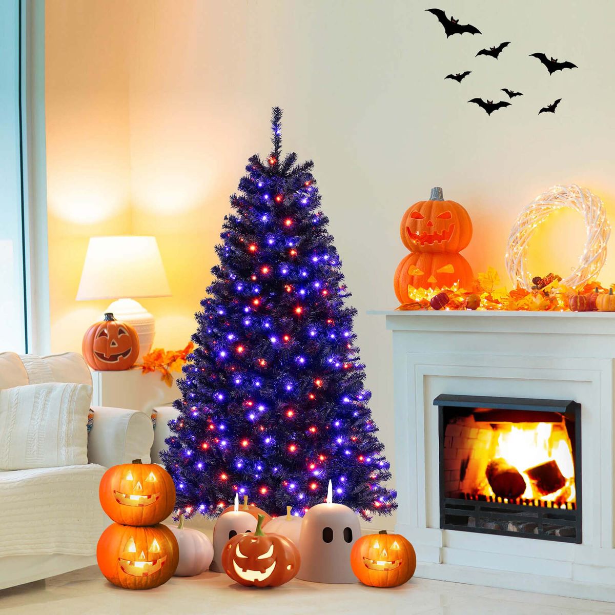 Halloween Artificial Decoration Tree - 6FT Halloween Tree