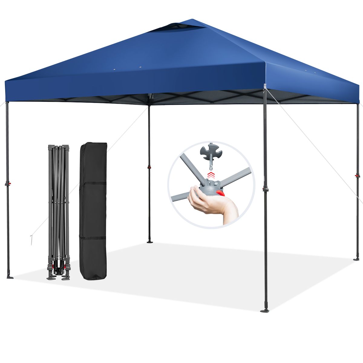 Outdoor Patio 10 x 10 Instant Popup Canopy  10x10ft Popup Canopy BL