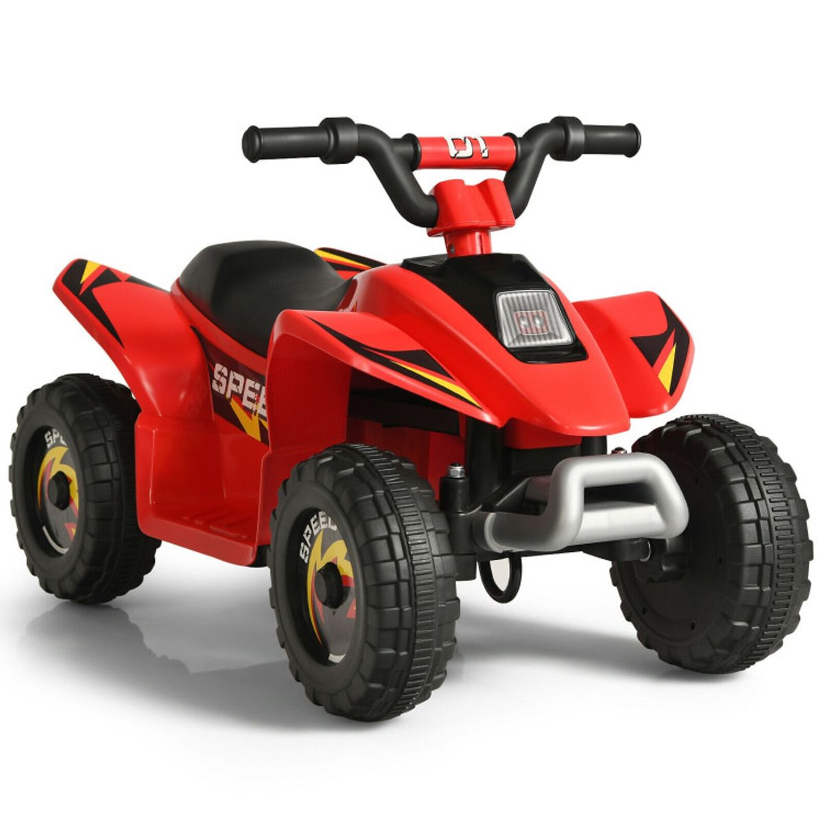 6V Kids Electric Quad Atv 4 Wheels Ride On Toy Toddlers Forward&Reverse - Lbs