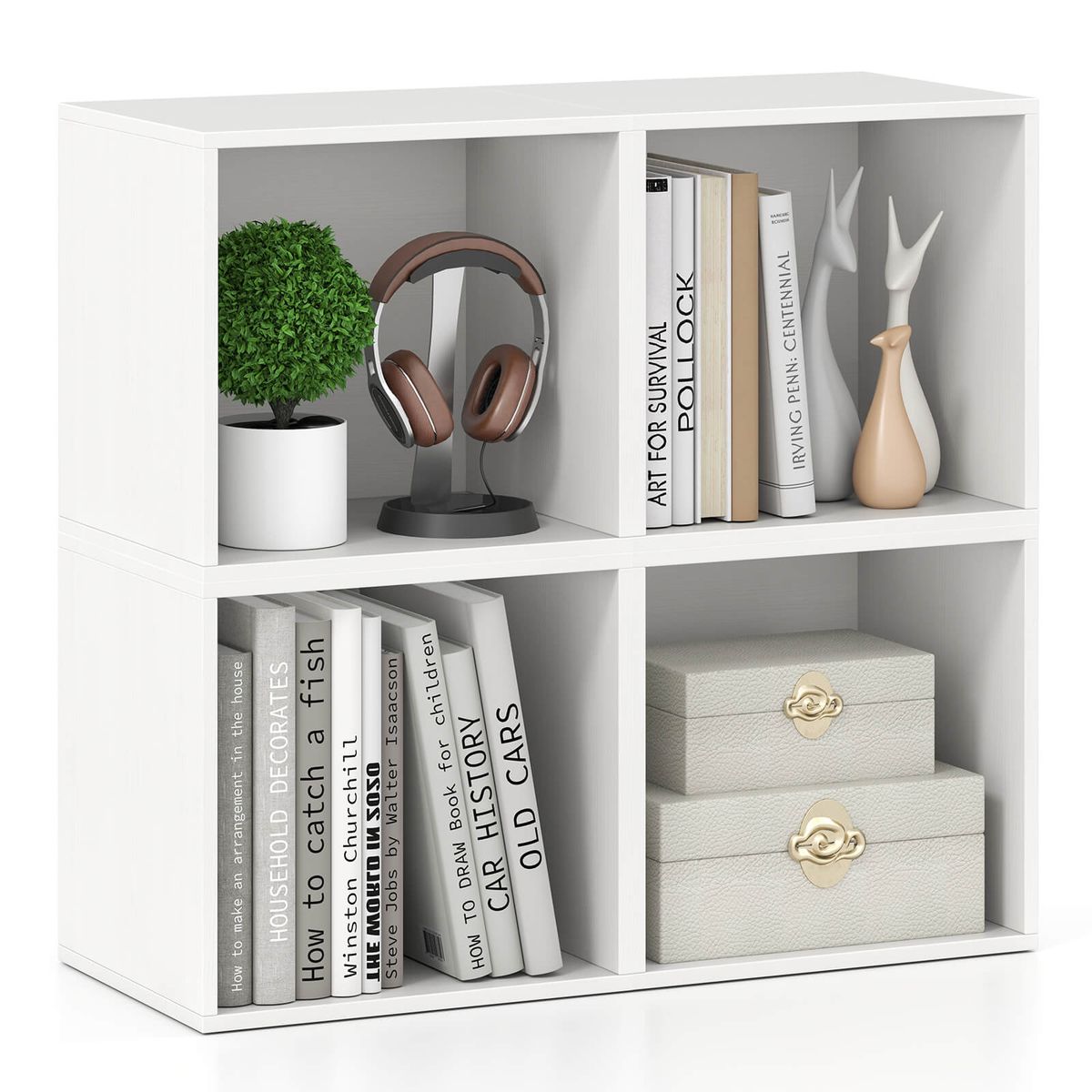 Cube Storage Organizer - Storage White-4