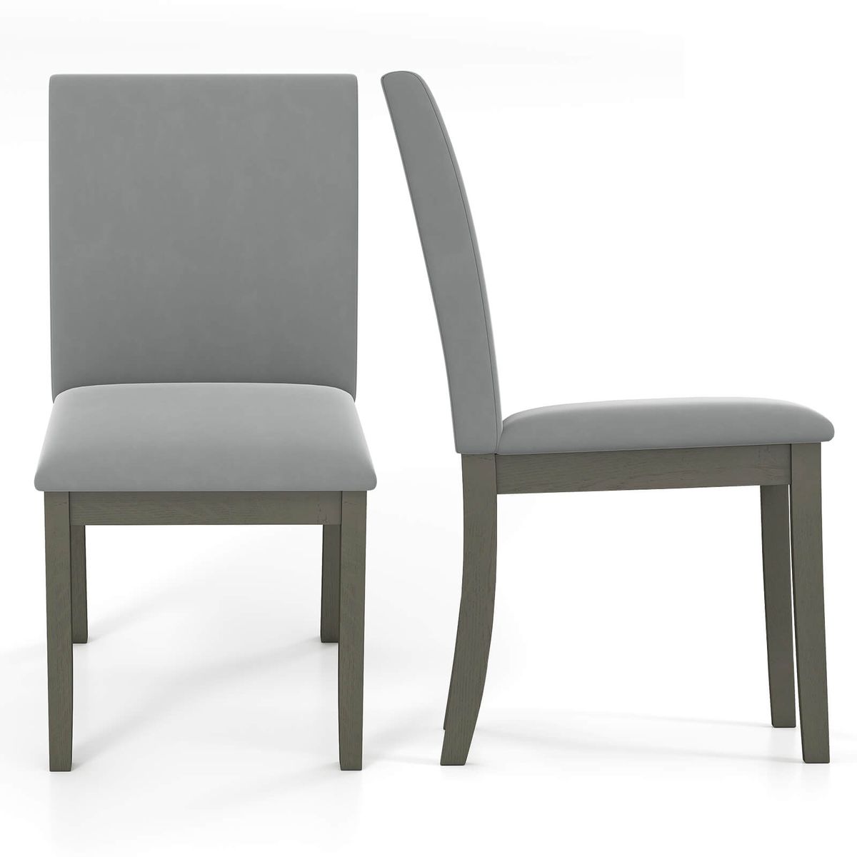 Upholstered Rubber Wood Dining Chairs (Set of 2 or 4) - 2-Piece-image-SKU15727409
