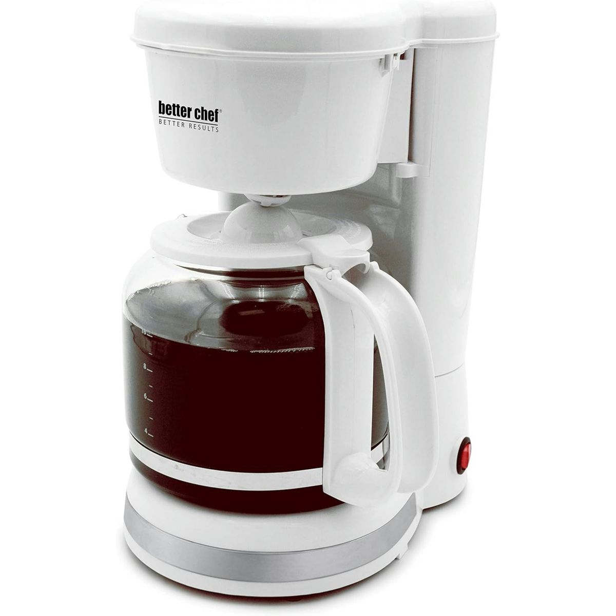 Photos - Coffee Maker Better Chef Better Chef 12-Cup Coffeemaker with Grab-A-Cup Feature - White IM-115W-CP