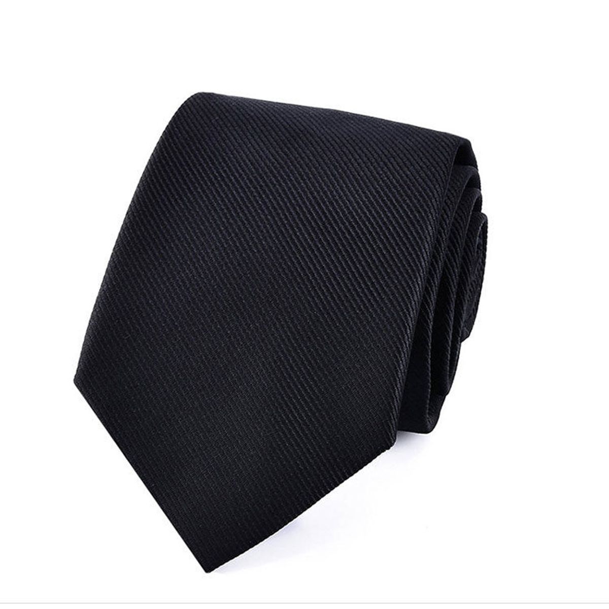 Formal Classic Patterned Tie  Classic Black Texture