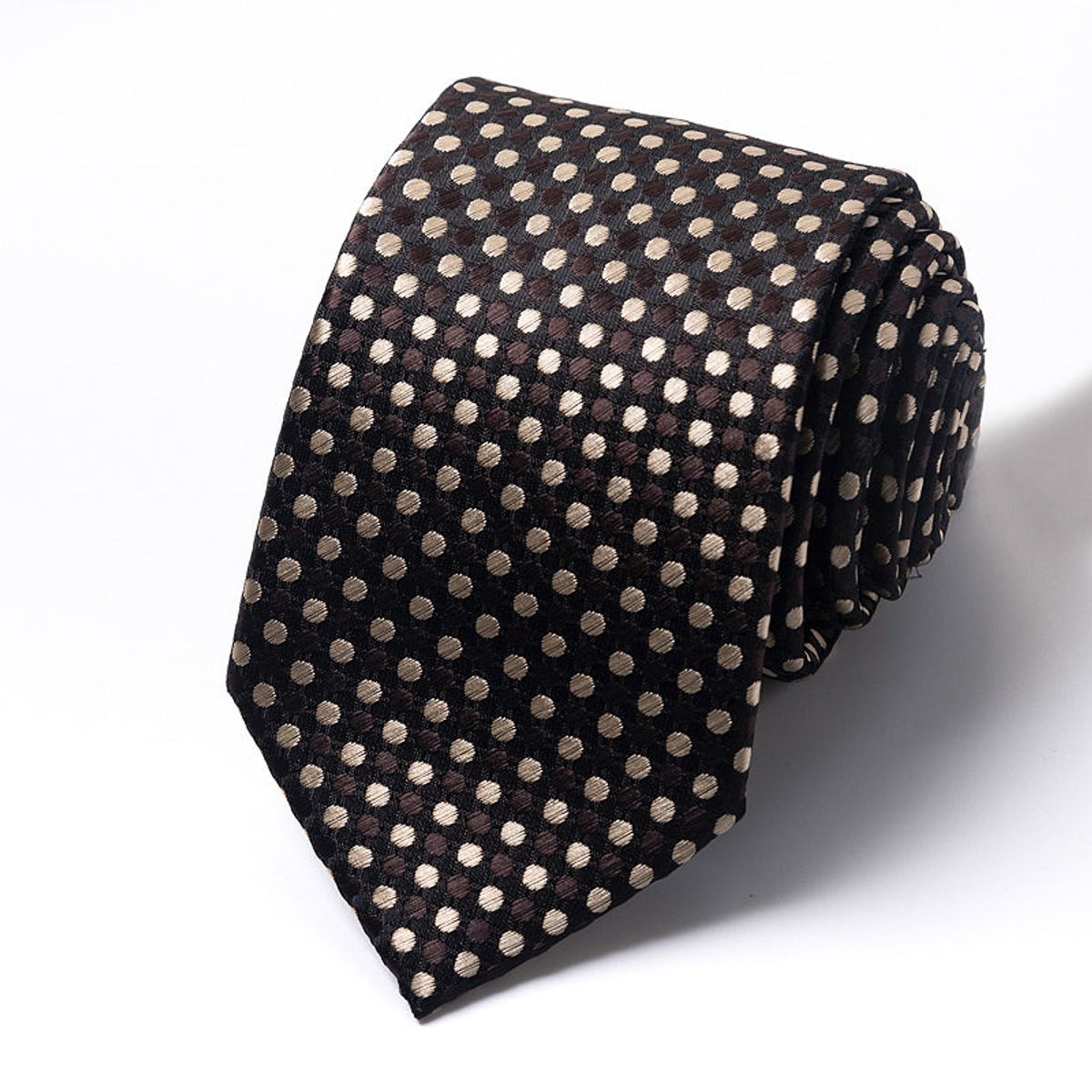 Formal Classic Patterned Tie - Golden Noir