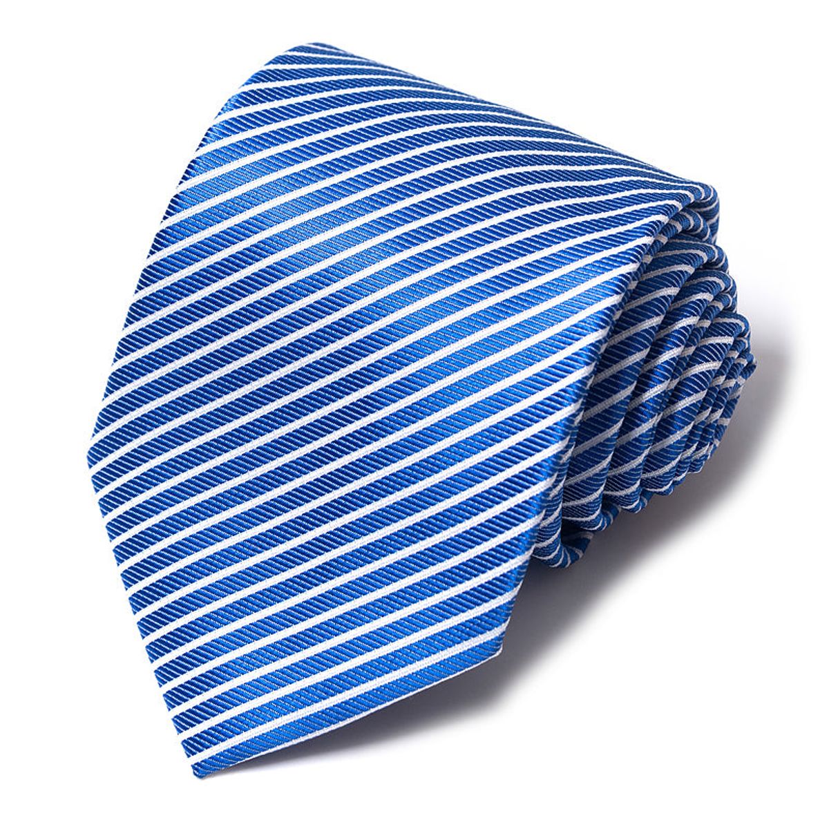 Formal Classic Patterned Tie  Ice Blue Lines