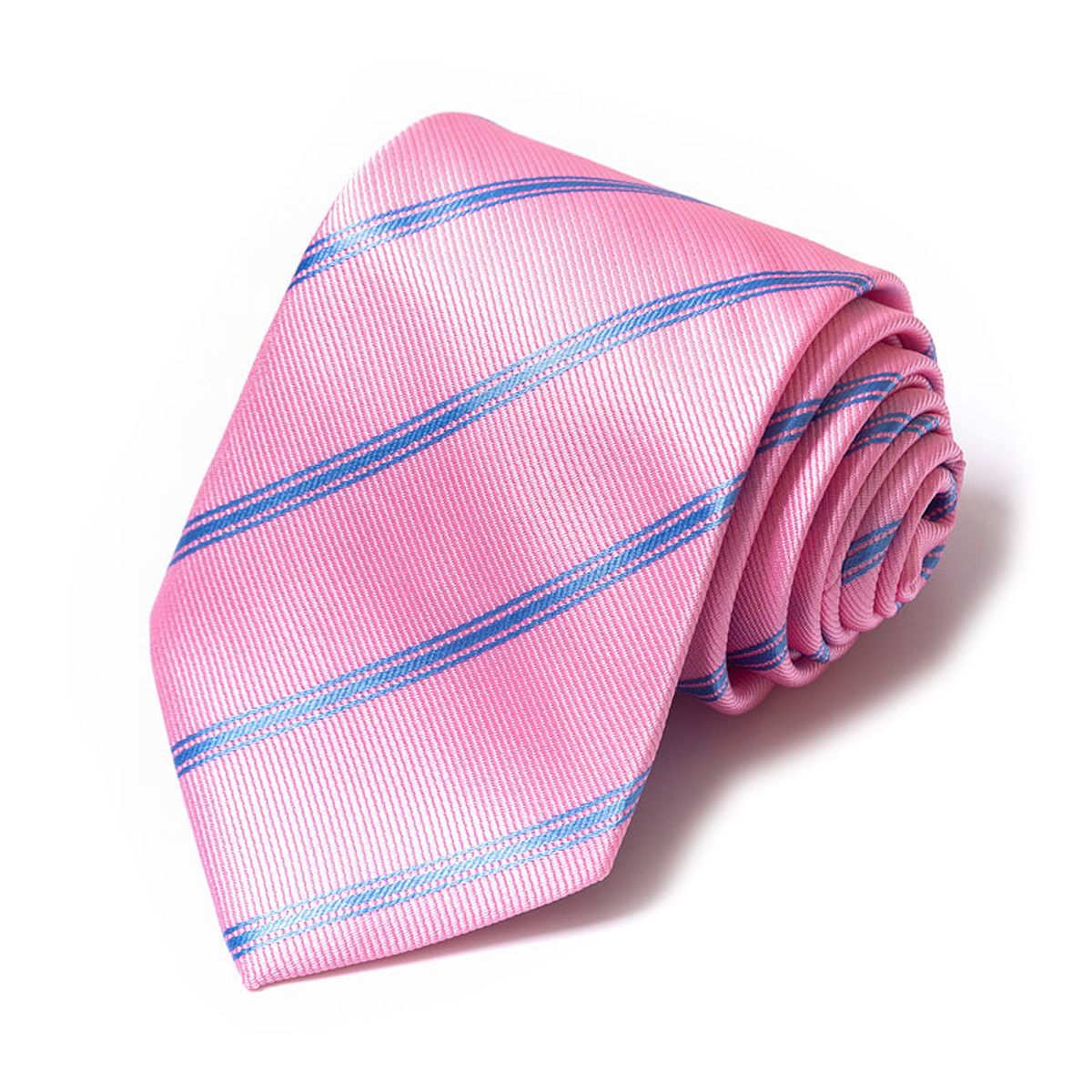 Formal Classic Patterned Tie - Pink Pulse Stripe