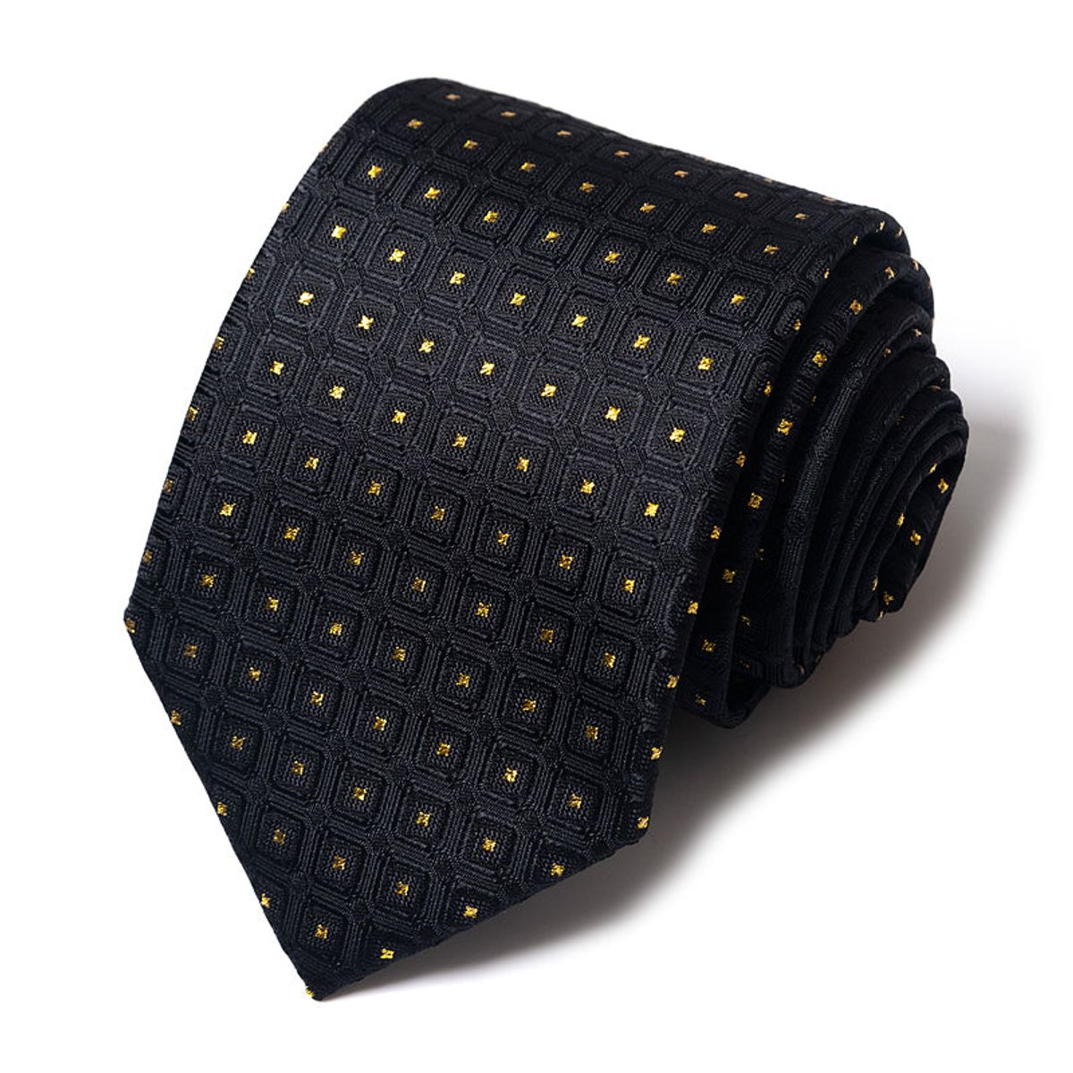 Formal Classic Patterned Tie - Textured Square Check