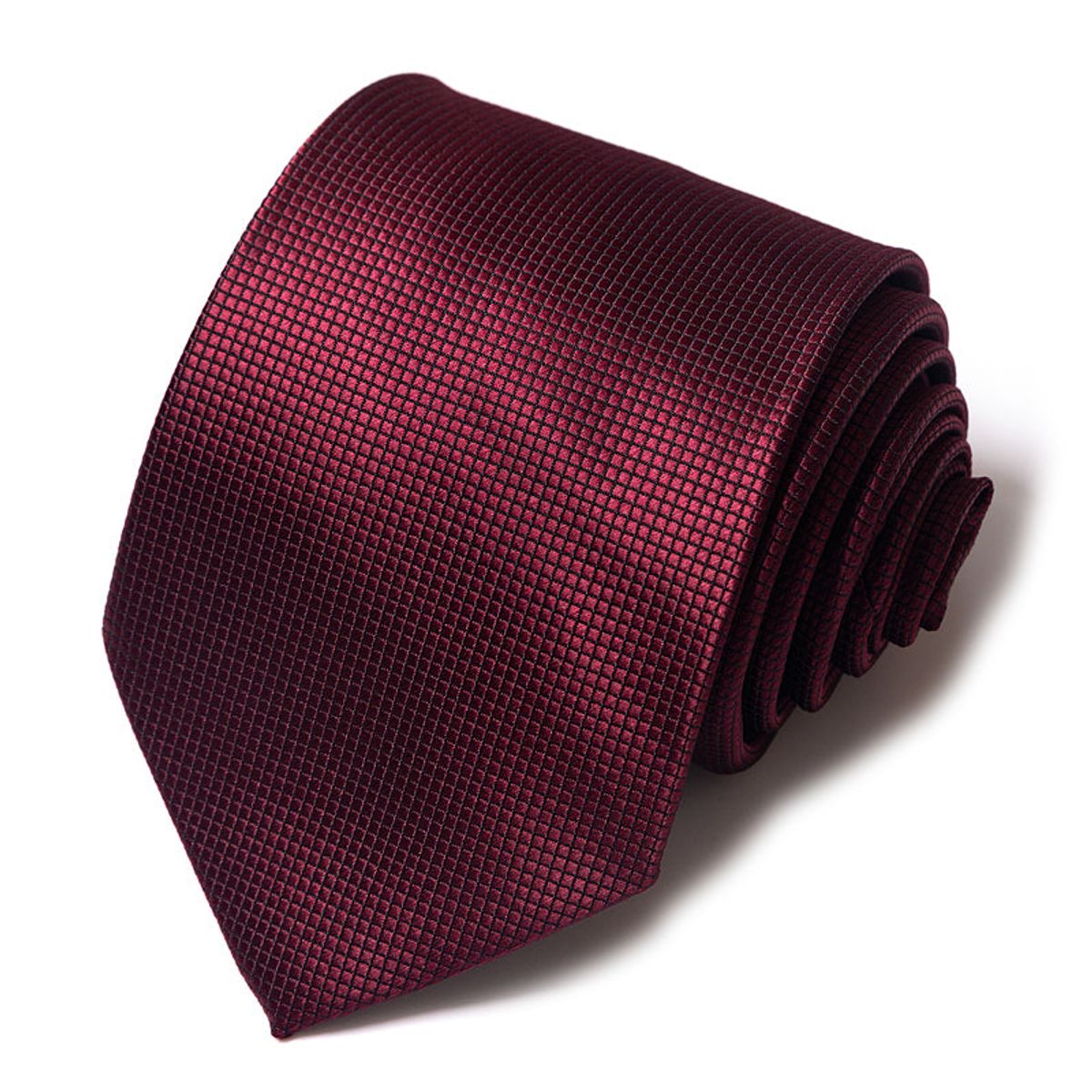 Formal Classic Patterned Tie - Wine Red