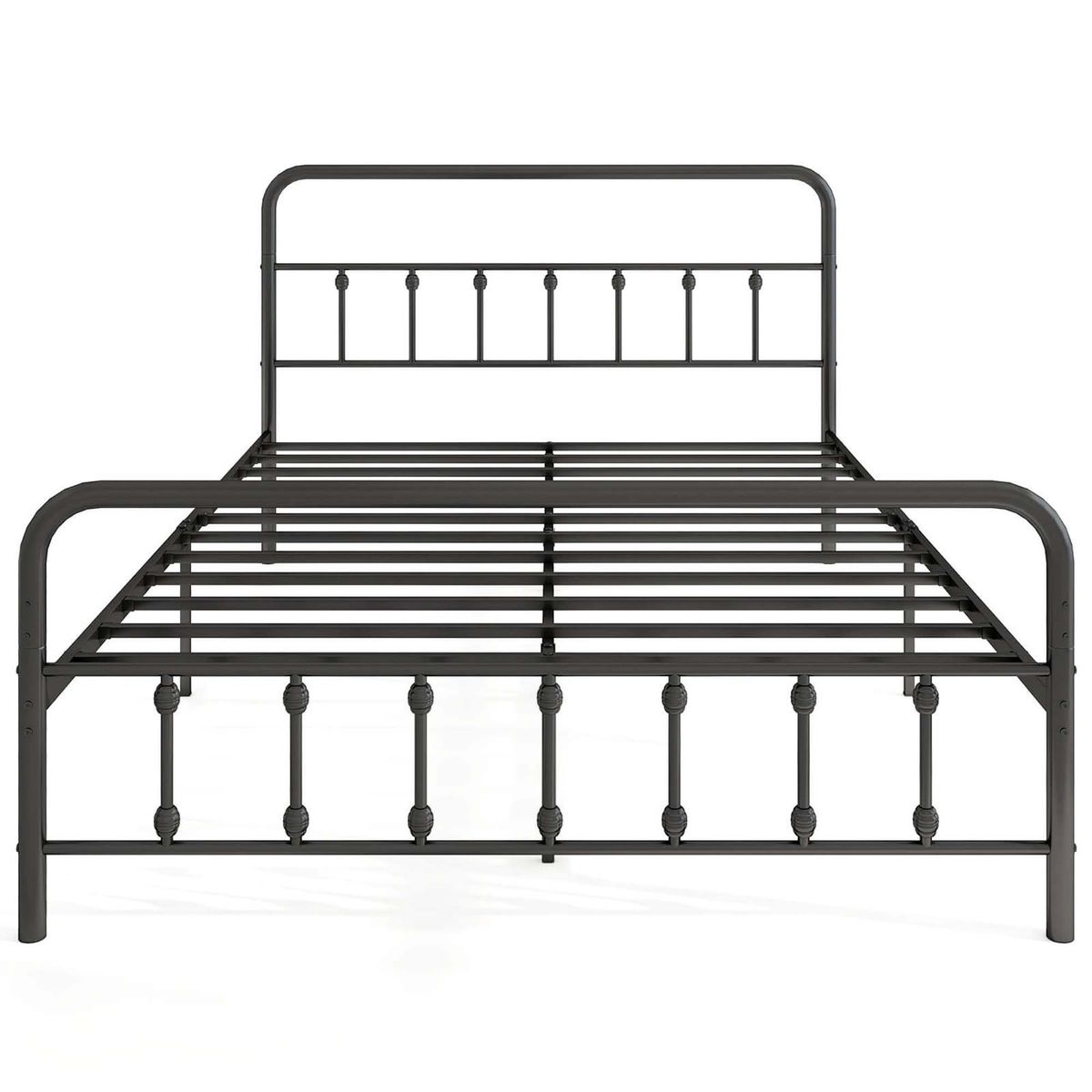 Photos - Bed Frame Costway  with Headboard and Storage - Queen HCST05700 