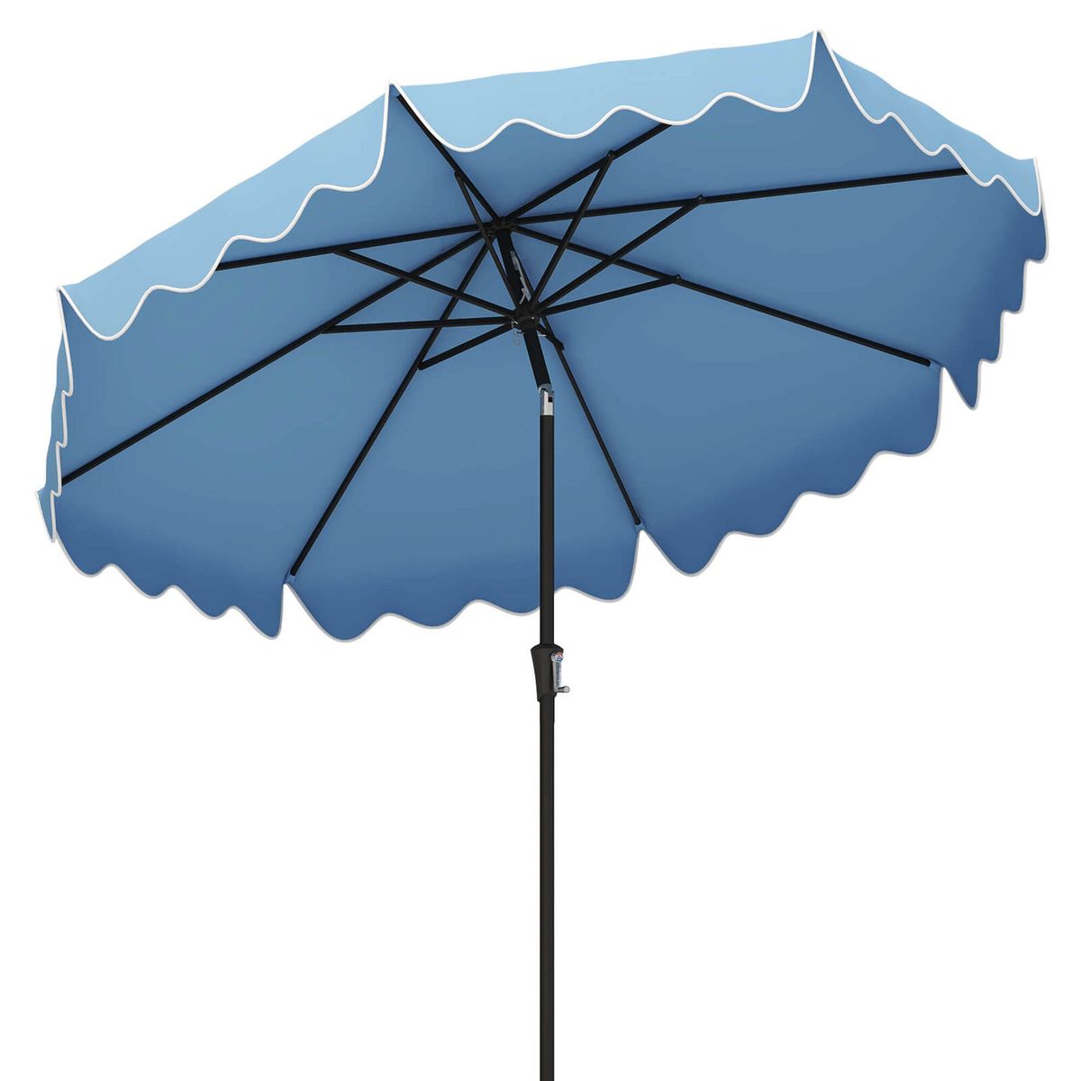 9-Foot Patio Table Umbrella with Vented-Top - Navy