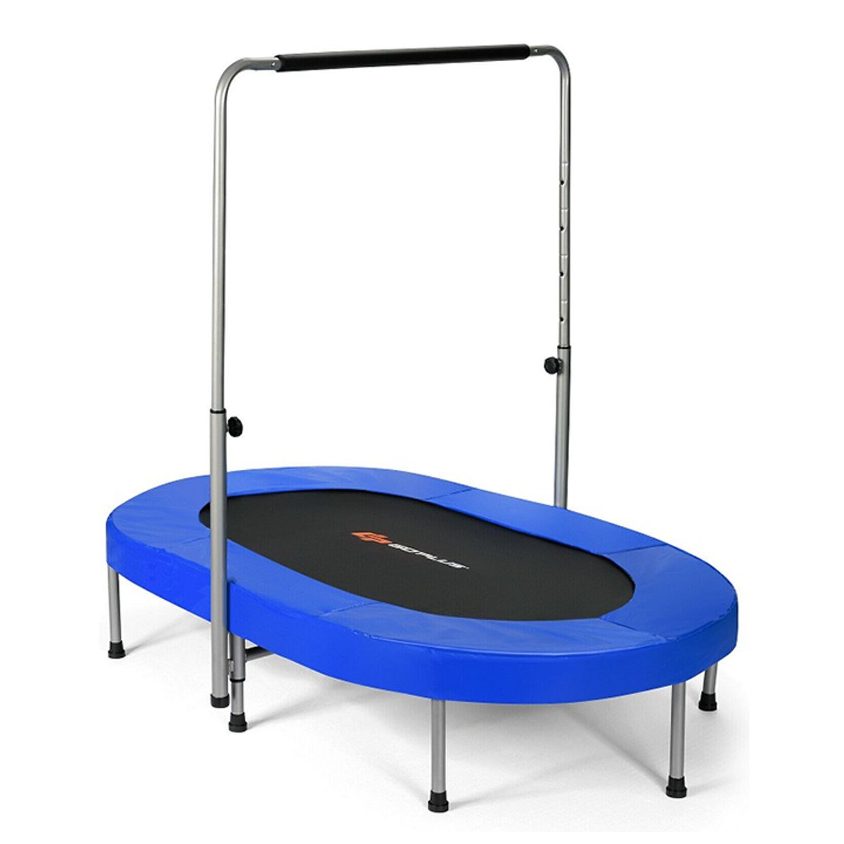 Foldable Double Mini Kids' Fitness Trampoline - Blue