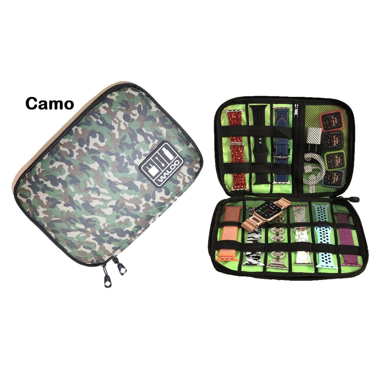 Portable Travel Bag for Cellphone and Electronics Accessories – Camo – untilgone.com