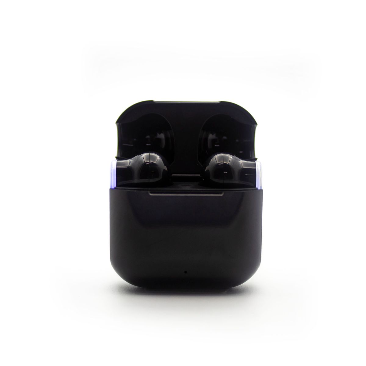 Neon Light TWS Wireless Earbuds with Noise Reduction  - Black