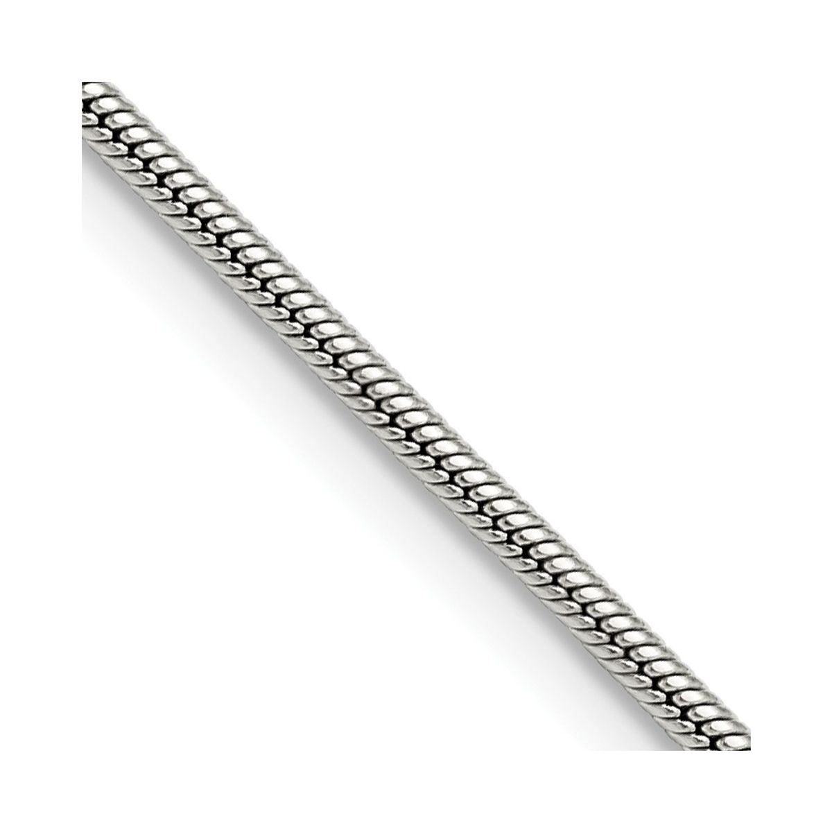 Stainless Steel Polished Chains - Stainless Steel Polish 18-in Snake Chain