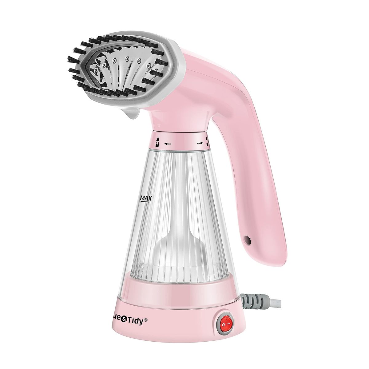 True  Tidy Hand Held Steamer with Stainless Steel Nozzle  Pink