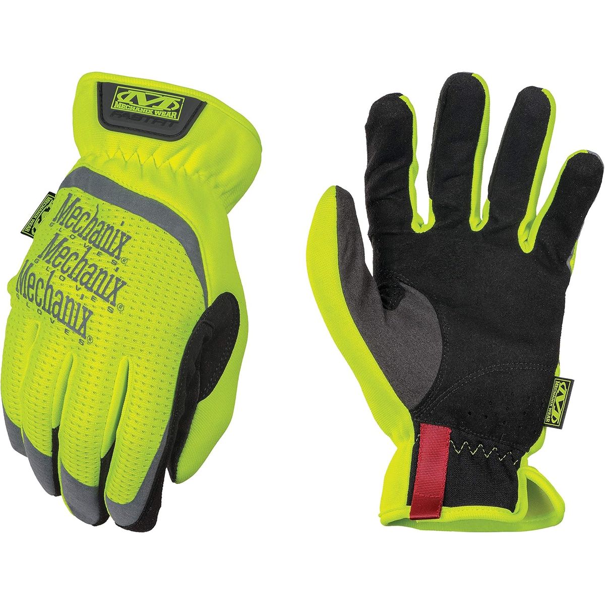 Mechanix Wear Hi-Viz FastFit Work Gloves, Large (1- to 4-Pack) - 2-Pack