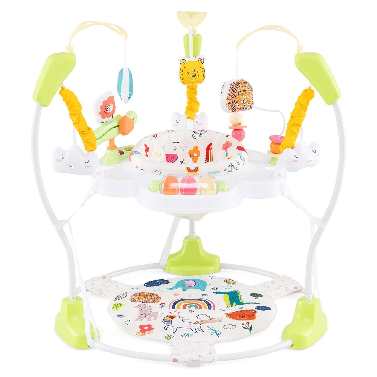 Photos - Other Toys Costway Baby's Adjustable 360° Stationary Activity Center - Yellow HCST04762
